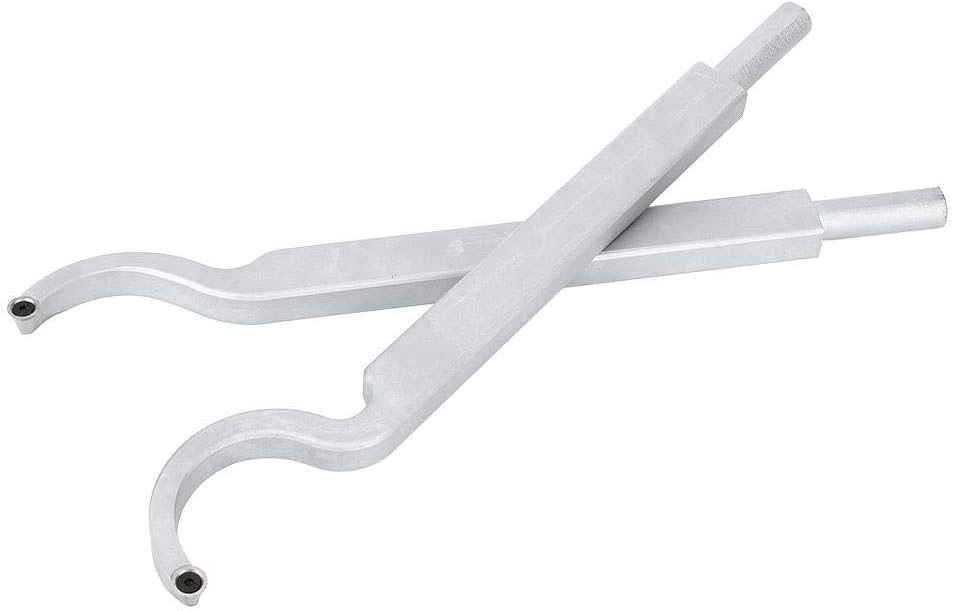 2Pcs Wood Turning Tool Set with Wood Hollowing Tool and Rotating Chisel for Woodworking Lathe Hand Tools