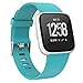 Produktbild Adepoy für Fitbit Versa Armband, Sportliches Weiches Ersatzarmband Kompatibel mit Versa Lite/Versa Special Edition/Versa 2, Damen Herren (Türkis, Klein)