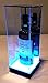 Wine, Champagne, Liquor, Beverage Bottle Display Case Acrylic with LED UV Protection (Get 2-Pack)