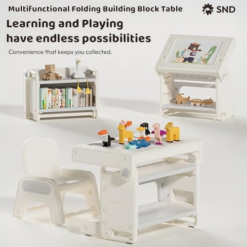 Image of StarAndDaisy Study Table for Kids 5-12years Boys Girls, Multi-Functional Study Table for Kids | Adjustable Angle Table with Storage (MF-Table)