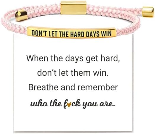 LIU JUN Let Them Bracelet for Women, Adjustable Braided Stainless Steel Engraving Inspirational Let Them Bracelet Gifts Jewelry