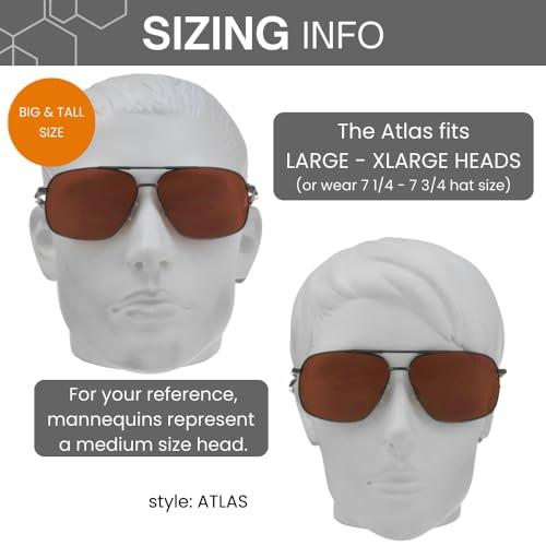 Image of proSPORT Blue Light Blocking Sunglasses - HD Copper Amber Metal Aviator Reduce Eye Strain Better Sleep