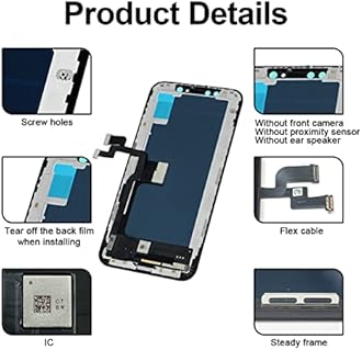 SIMDOG for iPhone Xs OLED Screen Replacement Kit [ NOT LCD ] 5.8“ Full HD Display (A1920/A2097/A2098/A2099/A2100) 3D Touch Display Digitizer Frame with Repair Tool