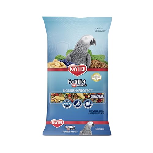 Kaytee Forti-Diet Pro Health Pet Parrot Bird Food 8 Pound