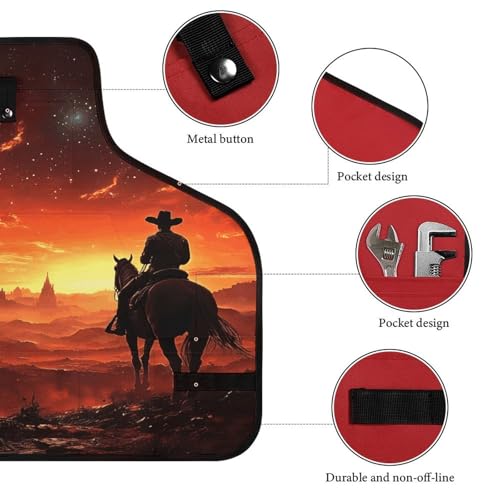 Delantal de Trabajo Western Cowboy Starry Sky miniatura 3