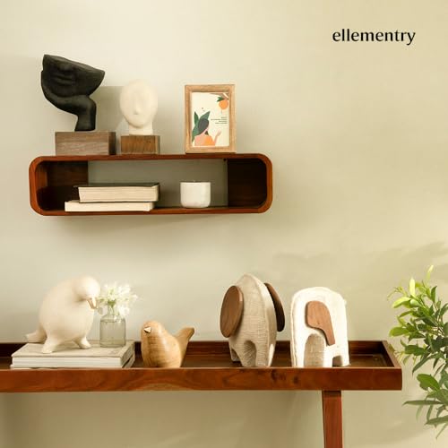 Image of Ellementry Firm Face Ecomix Sculpture 30 cm Tall, Home Decor Showpiece Figurine for Living Room & Office, Modern Asthetic Tabletop Decorative Accent, Unique Gift Item for Shelf Decoration