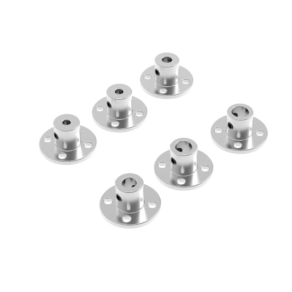 Accoppiatore for albero guida motore in acciaio, accoppiamento rigido a flangia da 7 mm 11 mm 14 mm - Costruzione durevole in acciaio 45#(8mm)