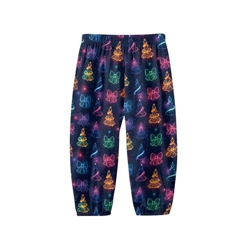 Image of Unisex Little Kids Yoga Trousers Bohemian Beach Pants Baggy Harem Activewear for Boys and Girls Age 3-10