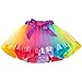 CHMMY Gonna Tulle Bambina Ragazze Tutu Danza per Le Bambine di Abito Arcobaleno Gonna Costume Balletto Festa