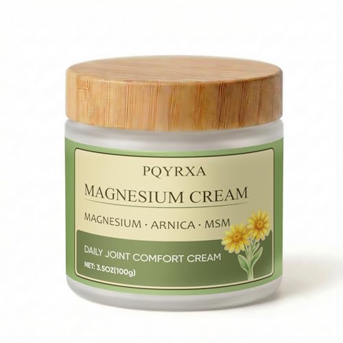 Magnesium Chloride Nerve Relief Cream with Arnica and Msm for Joint Muscle Relaxation Hands & Knees Fast-Absorbing & Non-Greasy Soothing Nerve Formula Moisturizing for Daily Comfort