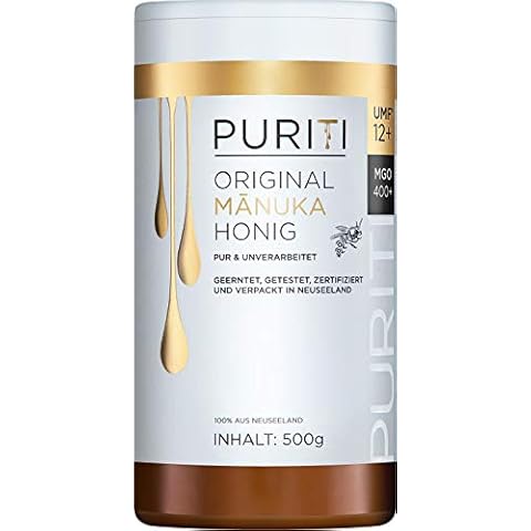 PURITI Manuka Honig MGO 400+ 500g aus Neuseeland Cover
