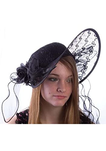 HMS Ladies Derby Hat, Black, One Size