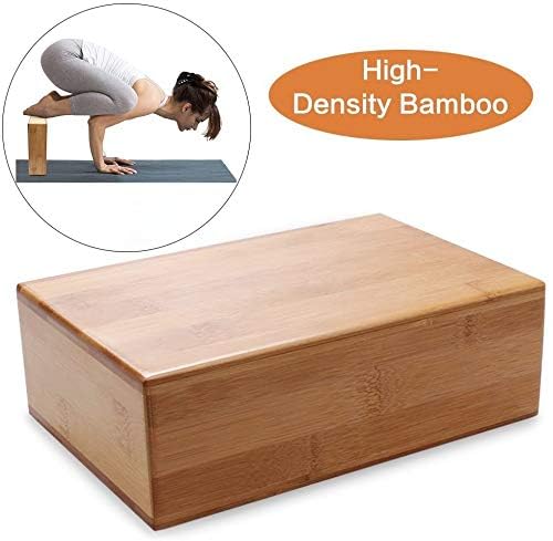 Bamboo Yoga Blocks Bricks, Handstand Block, Support Bricks to Deepen Poses, Improve Strength and Aid Balance and Flexibility, Non-toxic, Odorless, and Water-Resistant - Image 5