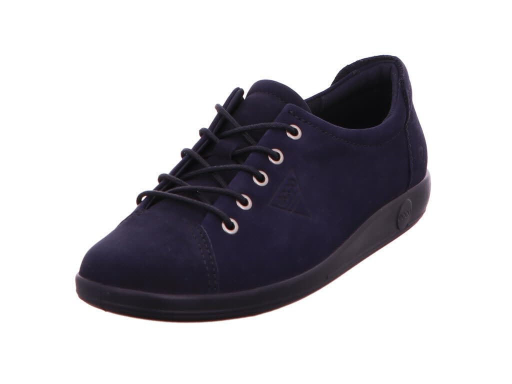 ECCO Womens Soft 2.0 206503 Leather Night Sky Trainers 6-6.5 US