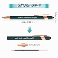 kander Kugelschreiber hochwertig, 12 Stück Kugelschreiber mit Touchpen – Ansicht 3