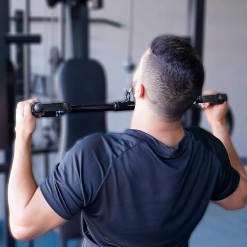 Puxador Barra Pulley Neutro Reto 60cm Academia Treino Fitness Profissional Cross over Puxada Costas
