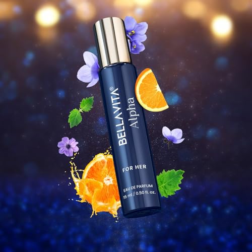 BELLAVITA Luxury Mood Collection Gift Set 3x15ML | Long Lasting EDP Perfume for Women | Alpha, Fantasy & Magnetic | Pink Pepper, Jasmine and Moss | Fruity, Floral Premium Fragrance for Woman