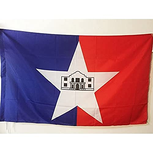 AZ FLAG, San Antonio Flag, 2x3 Ft, San Antonio city Banner with Sleeve, 100% Polyester, Fade Resistant, Vivid Colors