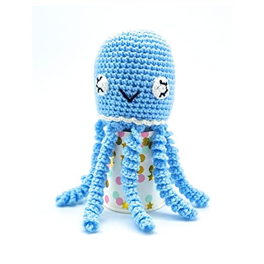 PULPO AMIGURUMI DE GANCHILLO PARA BEBÉ- MUÑECO DE CROCHET PARA RECIÉN NACIDO- REGALO PARA BABYSHOWER- PRETTY DOLLY