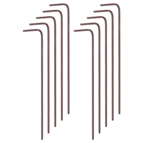 QUARKZMAN 10Pcs Llave Hexagonal de Bola 1.5mm Acero S2 Forma L Brazo Extra Largo Llaves Hexagonales Métricas Herramienta de Reparación para Equipos Del Hogar Rojo