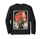 Photo Gallery samurai alien giappone vintage ufo guerriero ukiyo-e arte maglia a manica Photo Gallery samurai alien giappone vintage ufo guerriero ukiyo-e arte maglia a manica