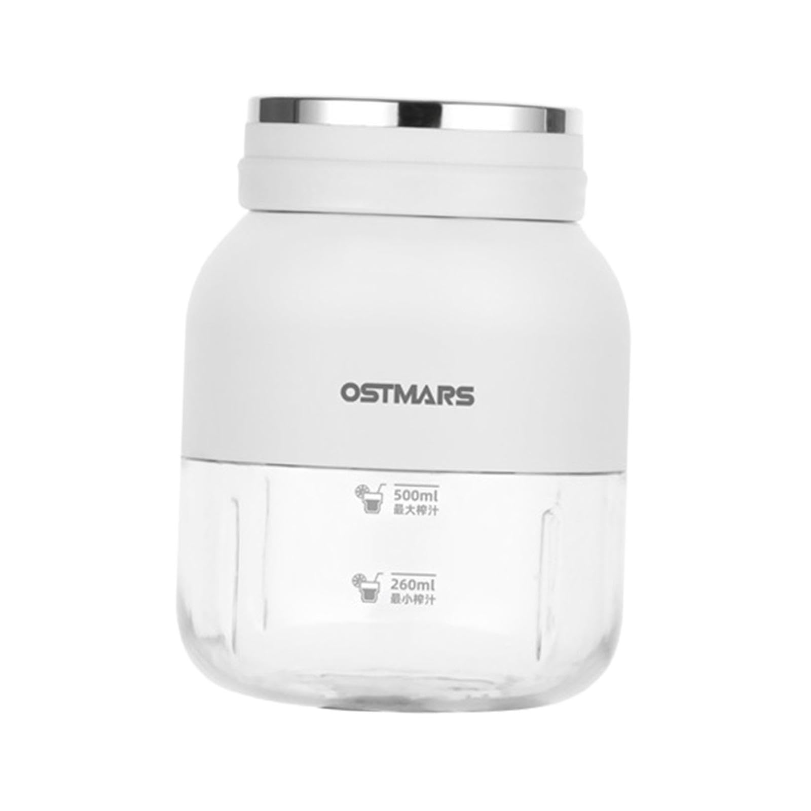 Mixeur électrique, Bouteille pour Smoothies, Mixeur Portable et, Gobelet pour La Maison, Le Bureau et Le Sport, blanc