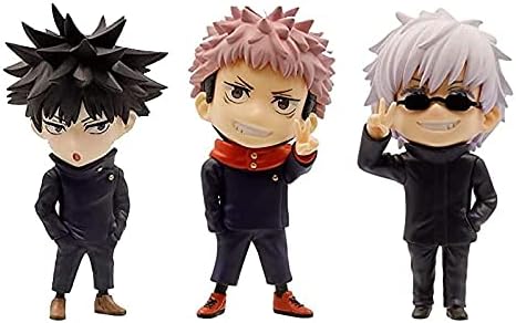 Amazon 呪術廻戦 デフォルメ フィギュア 3種セット 虎杖悠仁 五条悟 伏黒恵 フィギュア ドール 通販