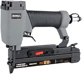 NuMax SP123 Pneumatic 23 Gauge 1" Micro Pin Nailer Ergonomic and Lightweight Pin