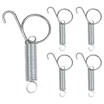 5 PCS Spring Hooks for Rabbit Cage - Multifunctional Spring Door Latch for BIRDCAGES, Pet Cages - Fixing Rabbit, Dog, Cat, Parrot, Guinea Pig, Bunny Doors