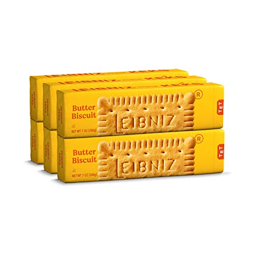 Bahlsen Leibniz Butter Biscuit Cookies (6 boxes) | Our classic original buttery biscuits (7 ounce boxes)