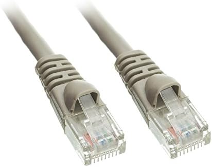 C&E Cat5e Ethernet Patch Cable, Snagless/Molded Boot 200 Feet Gray, CNE488238