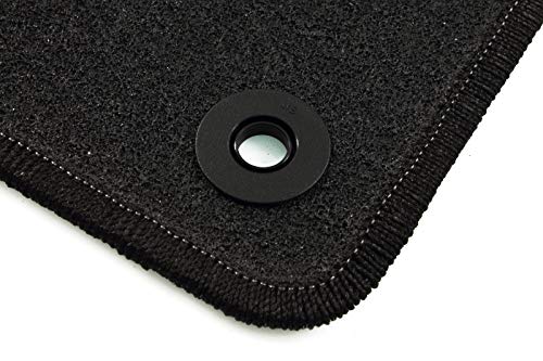 Wielganizator Tappetini anteriori in velluto per Mercedes B W247 (2018-, minivan) neri, set 2 pz, con