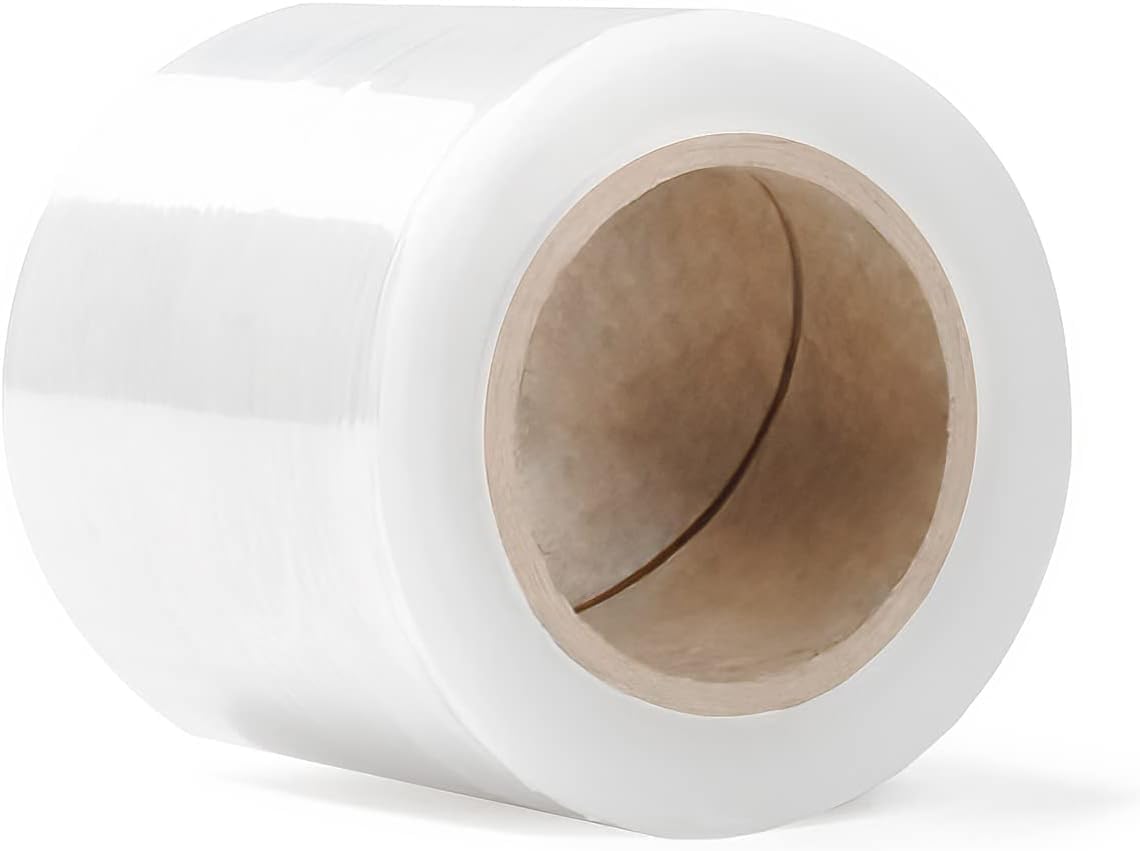 RAGO® Juego de 15 mini rollos de 130 m, 15 x 210 g Papel film I Rollos de Plastico para Embalar I Plastico Embalaje I Película de muebles (38 x 31 x 8 cm)