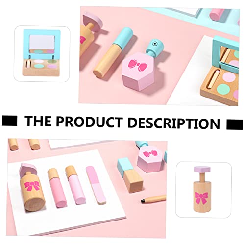 Vaguelly 1 Conjunto bolsa cosmética de simulação conjuntos infantis brinquedos infantis bolsas de ma