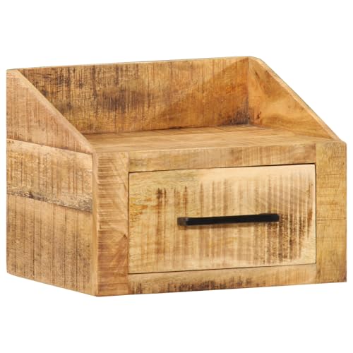 Table de chevet bois de manguier pour optimiser les petits espaces étroits - 4