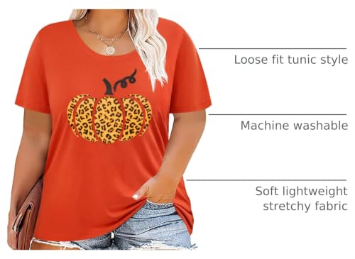 Image of TIYOMI Plus Size Tops for Women V Neck Tshirts Basic Tunic Casual Hawaii Floral Tie Dye Camo Summer Short Sleeve Tee XL-5XL