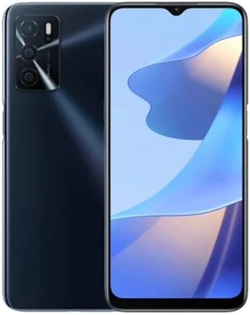 OPPO A16 Smartphone, 5000mAh Long-Lasting Battery, RAM 3GB + ROM 32GB expandable, 6.52 60HZ Display, AI Triple Camera 13+2+2 MP, ColorOS12.1, [UK version], Crystal Black