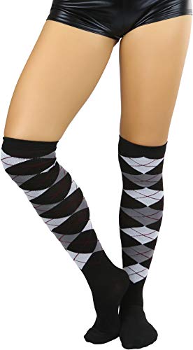 Image of ToBeInStyle Women's Acrylic Knee High Print Socks