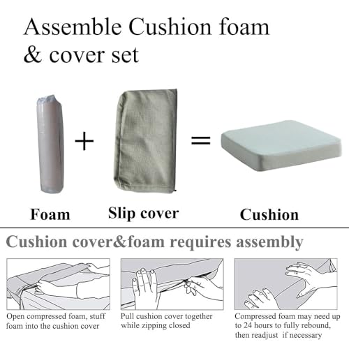 image for Saula 36 x 12 Inches Piano Bench Cushions for Indoor Furniture with Ti