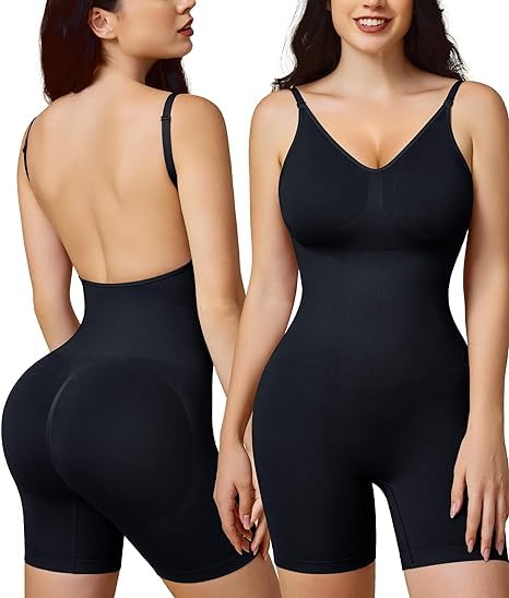 Shapewear for Women Nylon Simple Jumpsuit for Gym Workout Yoga-image-42