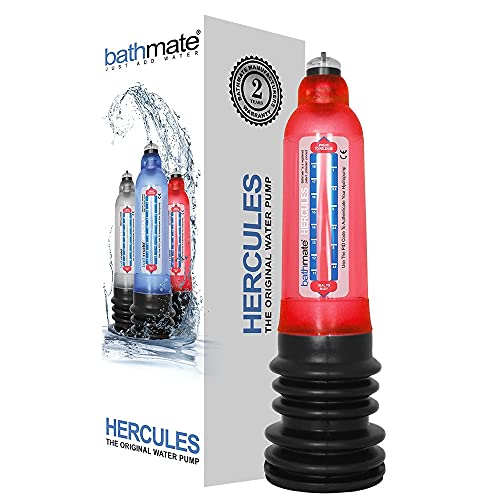 Pompe à pénis Hercules Rouge Bathmate pour hydrothérapie masculine - 3