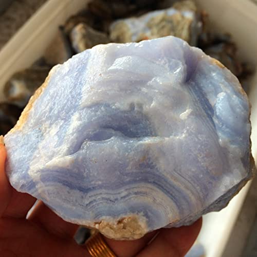 Kryształowa dekoracja medytacyjna, naturalny niebieski chalcedon, agat, kamień, minerały, obróbka biżuterii, dekoracja mieszkania, kryształy mineralne, kamienie lecznicze Wicca, dekoracja mieszkania