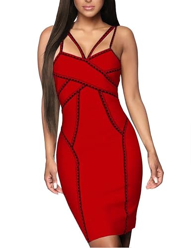 Image of Hybrid & Company Womens Elegance Stretch Chic Bandage Dress