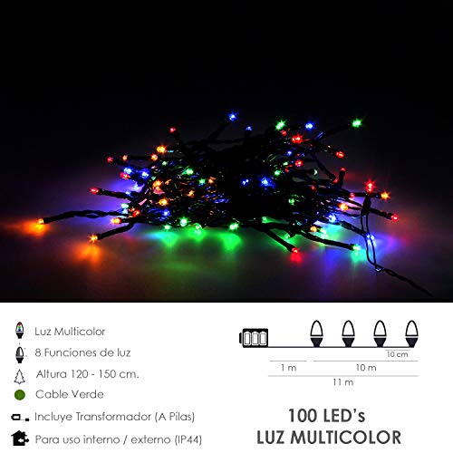 MAURER 5490450 Guinalda 100 Leds Color Multicolor