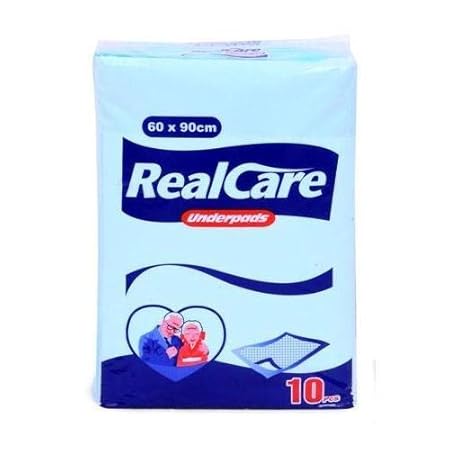Realcare Underpad, 60 X 90 Cm, Pack of 5 (10X5=50 Count)