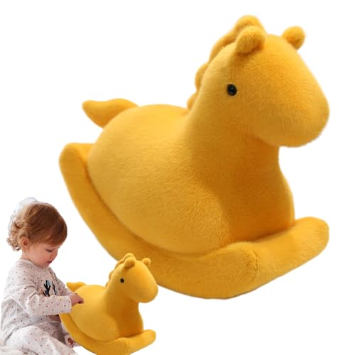 Jouet en peluche cheval ultra doux, polaire haut de gamme et finitions à collectionner