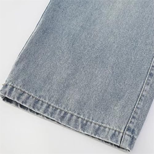 Trendy Girls Casual Pants Straight Leg Denim Trousers with Elastic Waist Ideal for Outdoor Play School Activities3