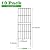 OUSHENG Decorative Garden Fence Fencing 10 Pack, 37.5in (H) x 10ft (L) Rustproof Metal Wire Panel Border Animal Barrier for Dog, Flower Edging for Yard Landscape Patio Outdoor Decor, Square