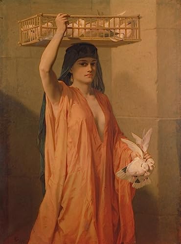 Peinture murale Frederick Goodall pour salon élégant | Toile d'art de prestige 60x90 cm