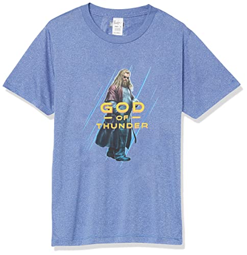 Marvel Little, Big God of Thunders Boys Short Sleeve Tee Shirt